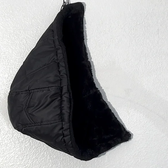 Nautica Black Puffer Jacket, Water Resistant, Size Medium, Like New - Picture 12 of 14